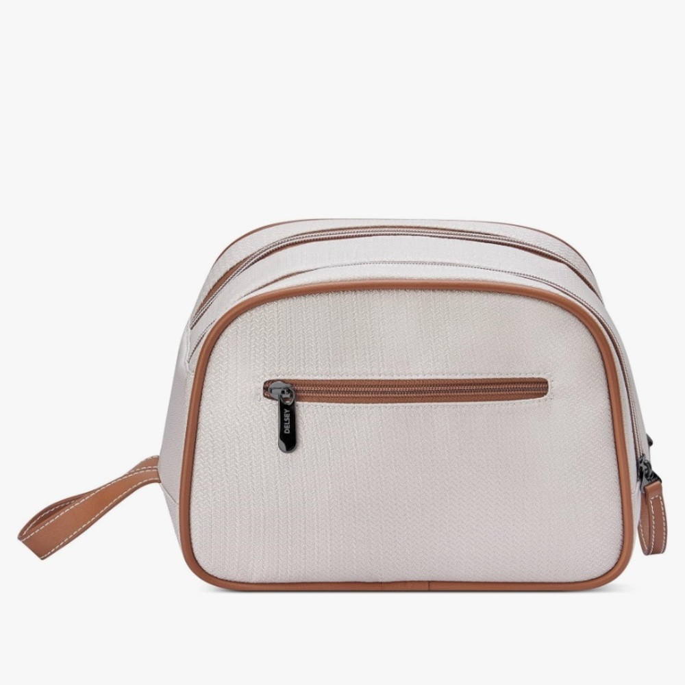 Delsey Paris Chatelet Air 2.0 Toiletry Bag Angora White Travel Kit Case - Picture 2 of 5